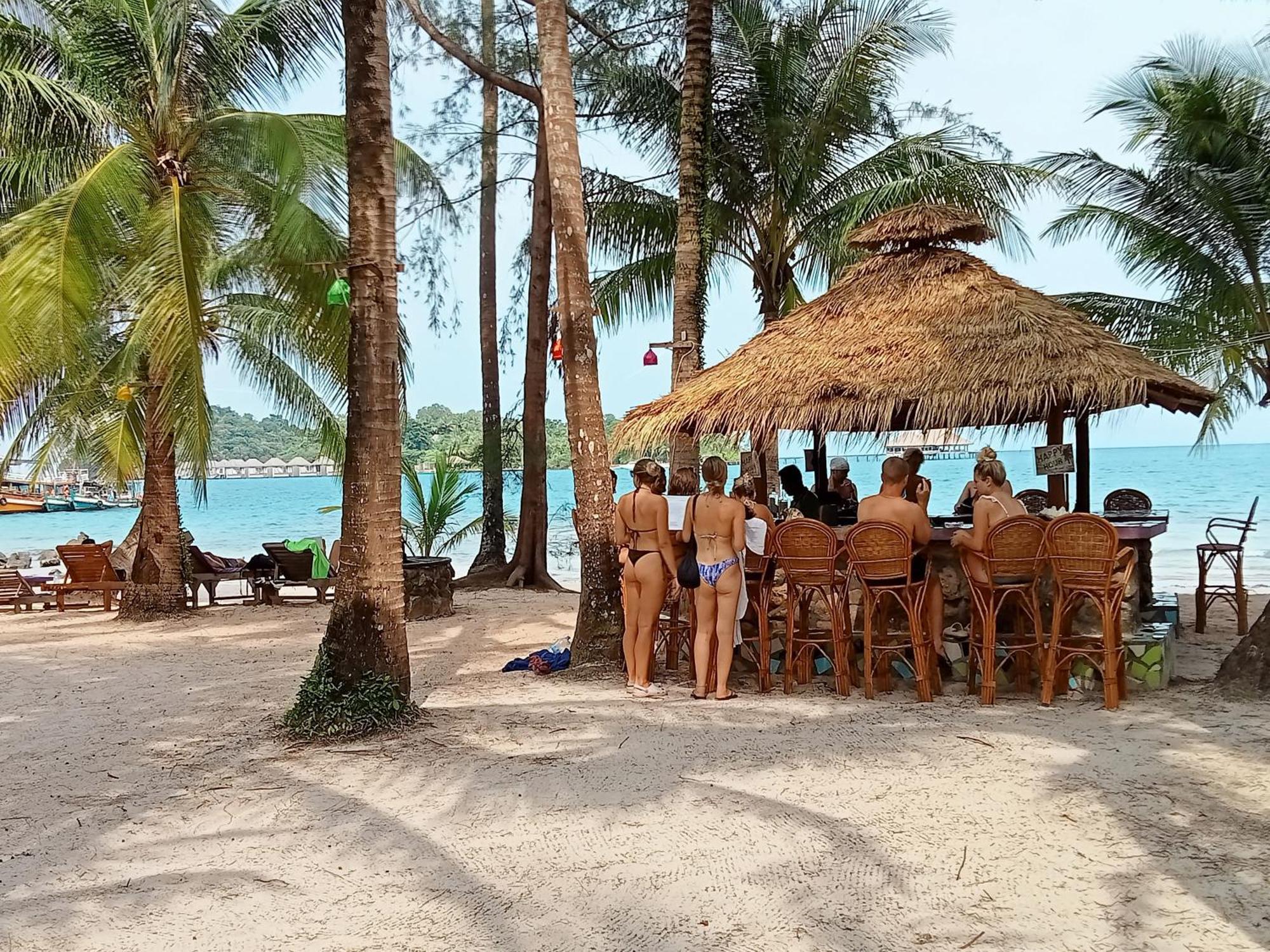 Palm Beach Bungalow Resort Prek Svay Village Dış mekan fotoğraf