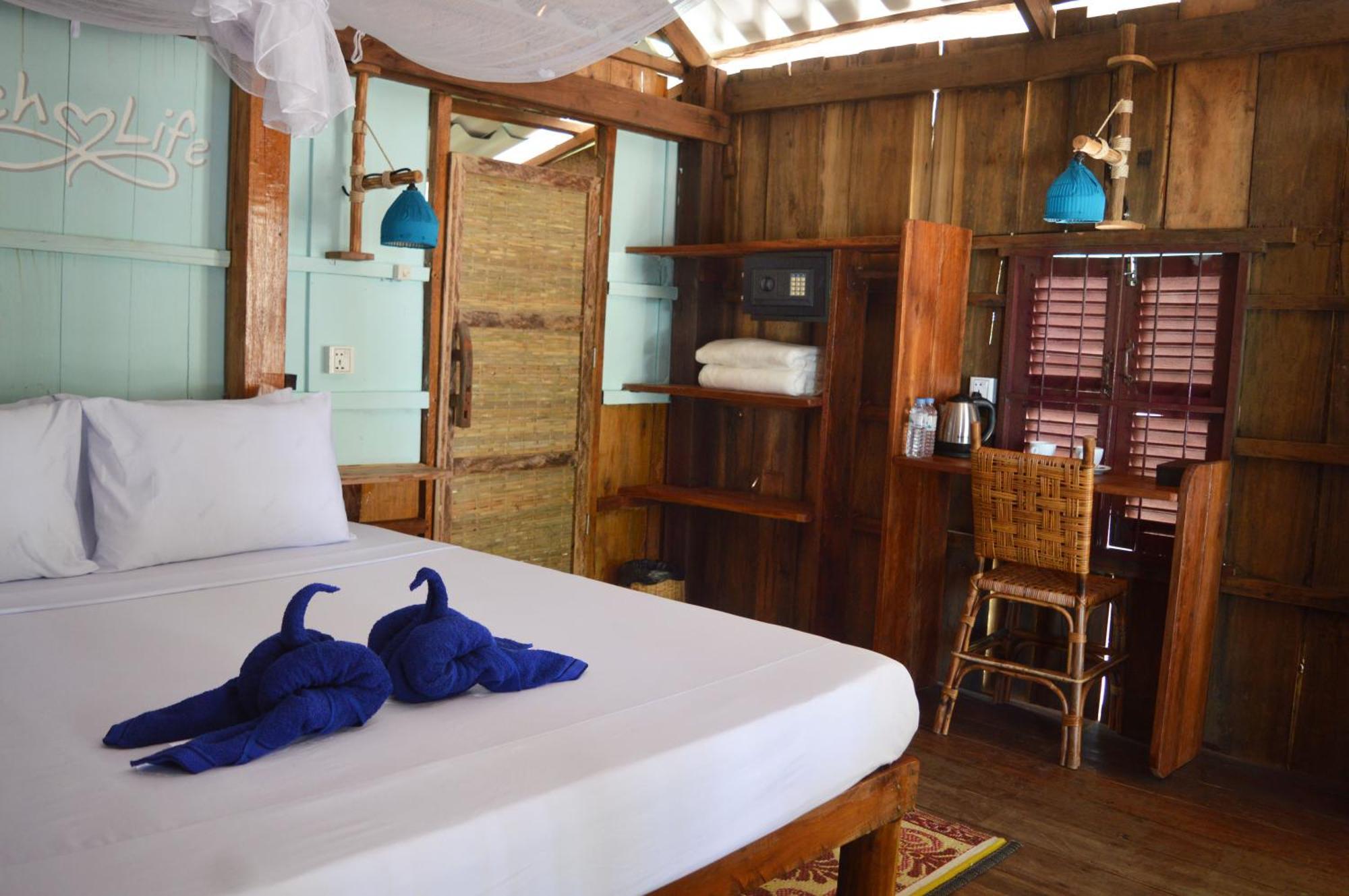 Palm Beach Bungalow Resort Prek Svay Village Dış mekan fotoğraf